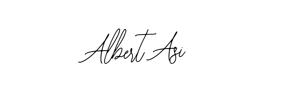 You should practise on your own different ways (Bearetta-2O07w) to write your name (Albert Asi) in signature. don't let someone else do it for you. Albert Asi signature style 12 images and pictures png