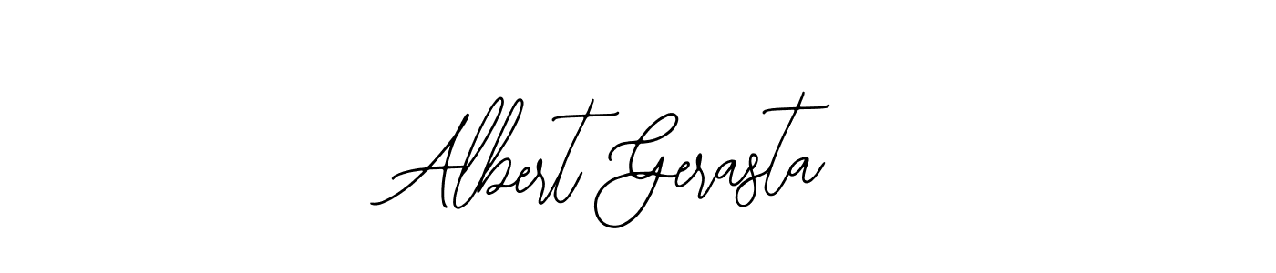 Bearetta-2O07w is a professional signature style that is perfect for those who want to add a touch of class to their signature. It is also a great choice for those who want to make their signature more unique. Get Albert Gerasta name to fancy signature for free. Albert Gerasta signature style 12 images and pictures png