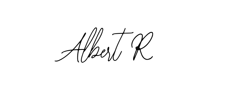 You should practise on your own different ways (Bearetta-2O07w) to write your name (Albert R) in signature. don't let someone else do it for you. Albert R signature style 12 images and pictures png