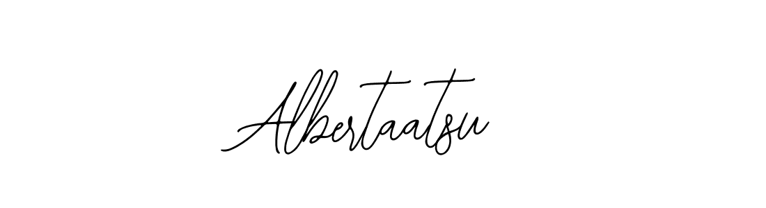 Make a beautiful signature design for name Albertaatsu. With this signature (Bearetta-2O07w) style, you can create a handwritten signature for free. Albertaatsu signature style 12 images and pictures png