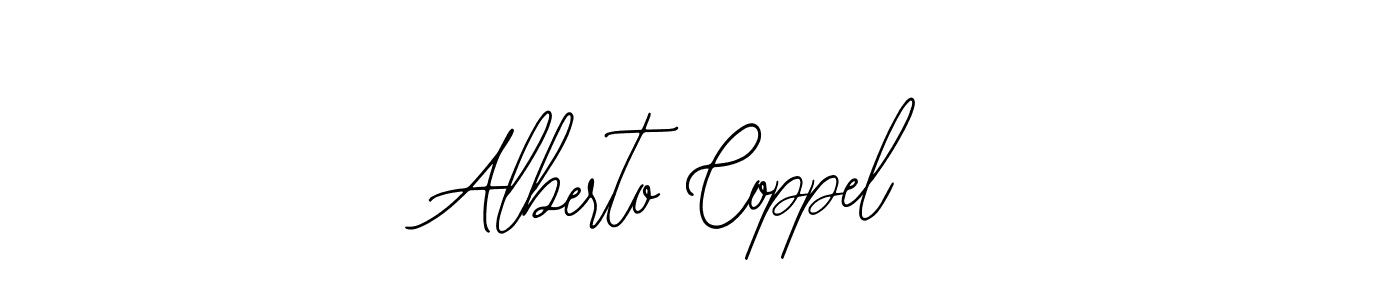 Design your own signature with our free online signature maker. With this signature software, you can create a handwritten (Bearetta-2O07w) signature for name Alberto Coppel. Alberto Coppel signature style 12 images and pictures png