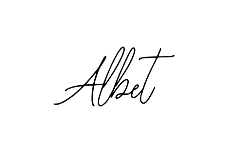 You should practise on your own different ways (Bearetta-2O07w) to write your name (Albet) in signature. don't let someone else do it for you. Albet signature style 12 images and pictures png