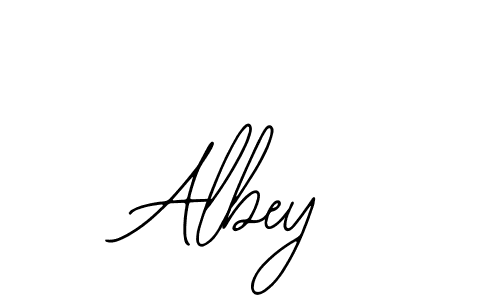 How to make Albey signature? Bearetta-2O07w is a professional autograph style. Create handwritten signature for Albey name. Albey signature style 12 images and pictures png