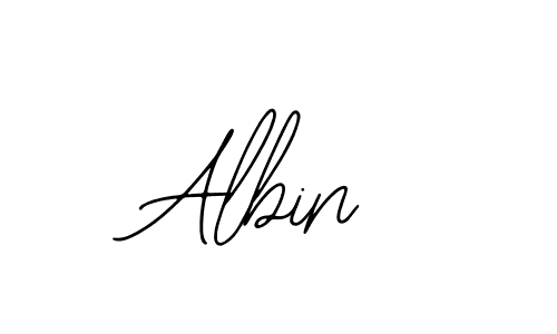 How to make Albin name signature. Use Bearetta-2O07w style for creating short signs online. This is the latest handwritten sign. Albin signature style 12 images and pictures png