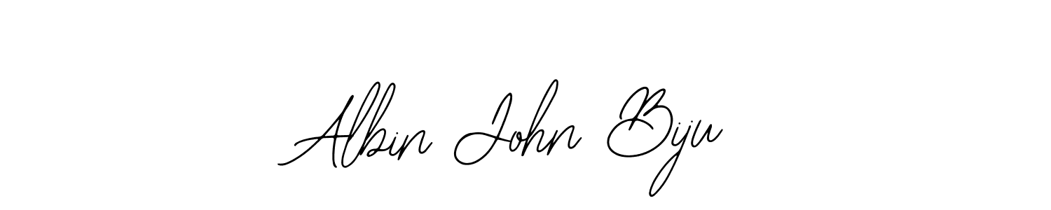 Also we have Albin John Biju name is the best signature style. Create professional handwritten signature collection using Bearetta-2O07w autograph style. Albin John Biju signature style 12 images and pictures png