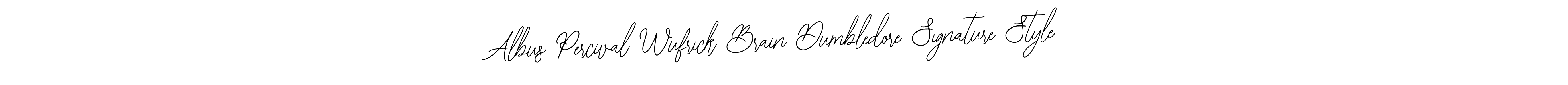 Create a beautiful signature design for name Albus Percival Wufrick Brain Dumbledore Signature Style. With this signature (Bearetta-2O07w) fonts, you can make a handwritten signature for free. Albus Percival Wufrick Brain Dumbledore Signature Style signature style 12 images and pictures png