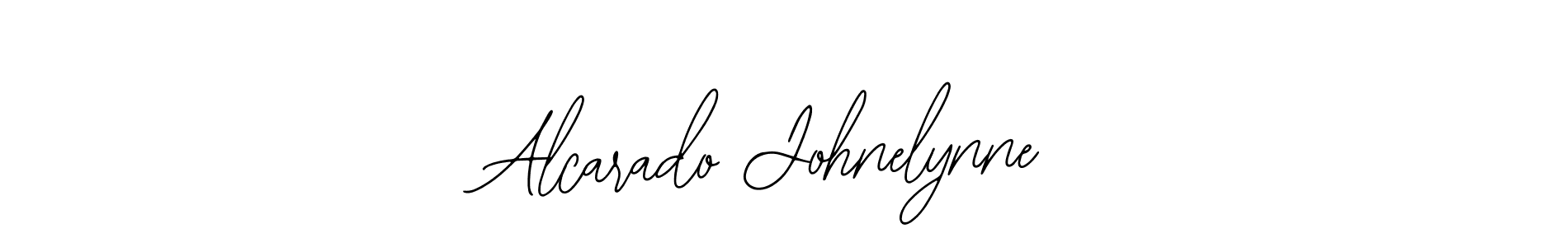 The best way (Bearetta-2O07w) to make a short signature is to pick only two or three words in your name. The name Alcarado Johnelynne include a total of six letters. For converting this name. Alcarado Johnelynne signature style 12 images and pictures png