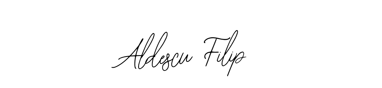 Design your own signature with our free online signature maker. With this signature software, you can create a handwritten (Bearetta-2O07w) signature for name Aldescu Filip. Aldescu Filip signature style 12 images and pictures png