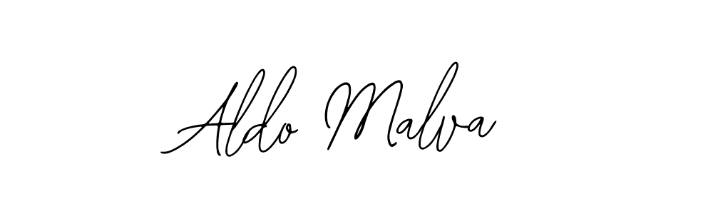 Similarly Bearetta-2O07w is the best handwritten signature design. Signature creator online .You can use it as an online autograph creator for name Aldo Malva. Aldo Malva signature style 12 images and pictures png