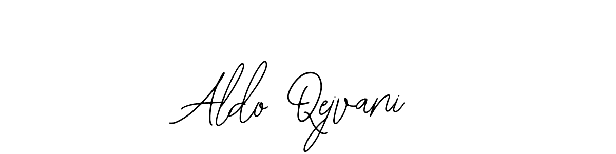 You should practise on your own different ways (Bearetta-2O07w) to write your name (Aldo Qejvani) in signature. don't let someone else do it for you. Aldo Qejvani signature style 12 images and pictures png