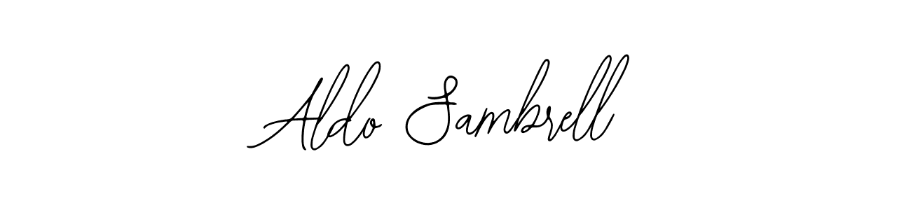 How to make Aldo Sambrell signature? Bearetta-2O07w is a professional autograph style. Create handwritten signature for Aldo Sambrell name. Aldo Sambrell signature style 12 images and pictures png