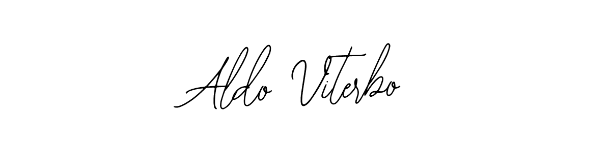 Make a beautiful signature design for name Aldo Viterbo. Use this online signature maker to create a handwritten signature for free. Aldo Viterbo signature style 12 images and pictures png