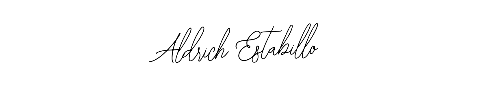 This is the best signature style for the Aldrich Estabillo name. Also you like these signature font (Bearetta-2O07w). Mix name signature. Aldrich Estabillo signature style 12 images and pictures png