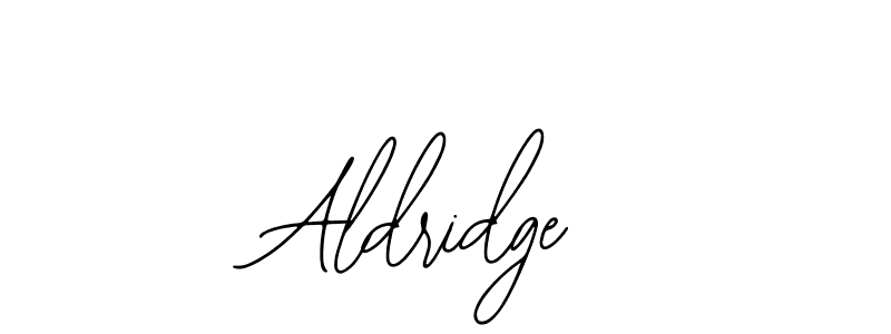 Use a signature maker to create a handwritten signature online. With this signature software, you can design (Bearetta-2O07w) your own signature for name Aldridge. Aldridge signature style 12 images and pictures png