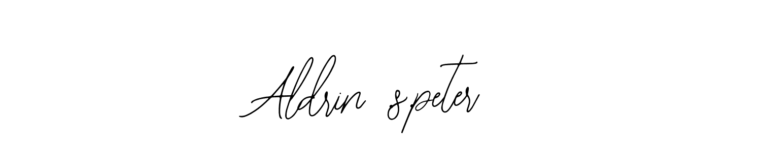 Make a beautiful signature design for name Aldrin .s.peter. With this signature (Bearetta-2O07w) style, you can create a handwritten signature for free. Aldrin .s.peter signature style 12 images and pictures png