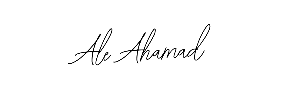 Make a beautiful signature design for name Ale Ahamad. With this signature (Bearetta-2O07w) style, you can create a handwritten signature for free. Ale Ahamad signature style 12 images and pictures png