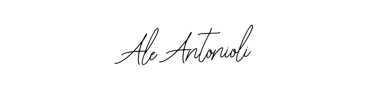 Also You can easily find your signature by using the search form. We will create Ale Antonioli name handwritten signature images for you free of cost using Bearetta-2O07w sign style. Ale Antonioli signature style 12 images and pictures png