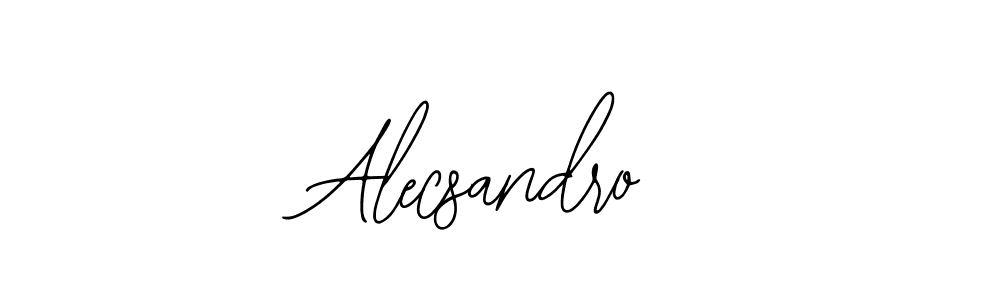 You should practise on your own different ways (Bearetta-2O07w) to write your name (Alecsandro) in signature. don't let someone else do it for you. Alecsandro signature style 12 images and pictures png