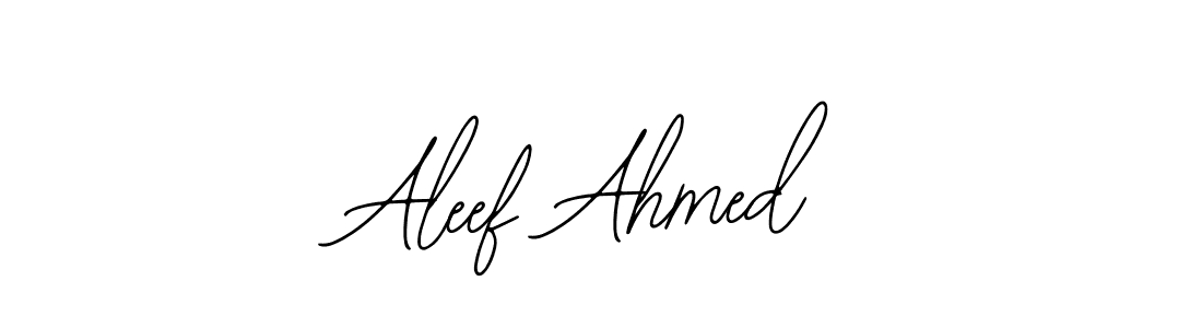 Also we have Aleef Ahmed name is the best signature style. Create professional handwritten signature collection using Bearetta-2O07w autograph style. Aleef Ahmed signature style 12 images and pictures png