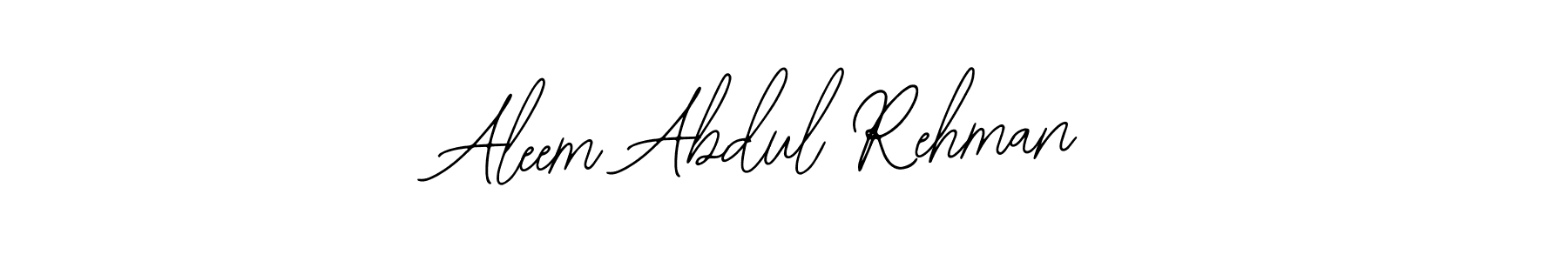The best way (Bearetta-2O07w) to make a short signature is to pick only two or three words in your name. The name Aleem Abdul Rehman include a total of six letters. For converting this name. Aleem Abdul Rehman signature style 12 images and pictures png