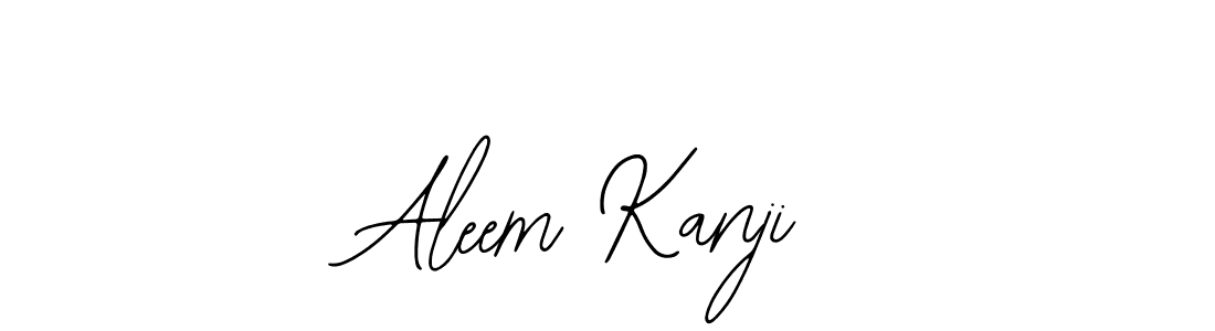 The best way (Bearetta-2O07w) to make a short signature is to pick only two or three words in your name. The name Aleem Kanji include a total of six letters. For converting this name. Aleem Kanji signature style 12 images and pictures png