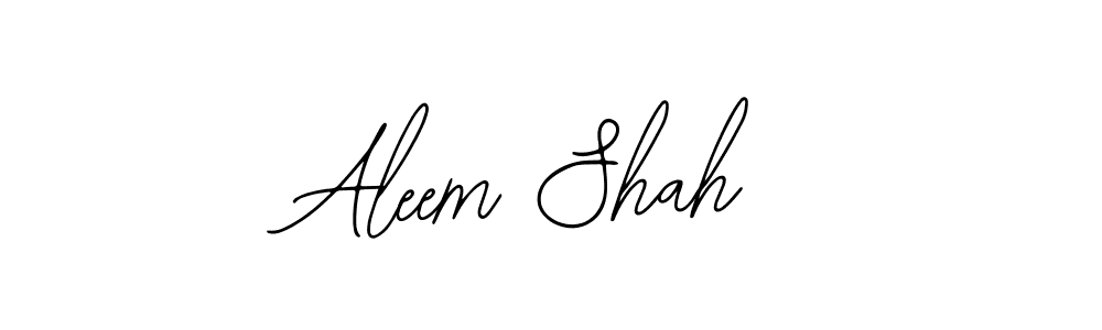 The best way (Bearetta-2O07w) to make a short signature is to pick only two or three words in your name. The name Aleem Shah include a total of six letters. For converting this name. Aleem Shah signature style 12 images and pictures png