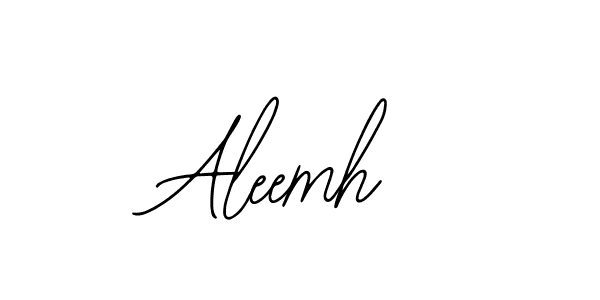 How to make Aleemh name signature. Use Bearetta-2O07w style for creating short signs online. This is the latest handwritten sign. Aleemh signature style 12 images and pictures png