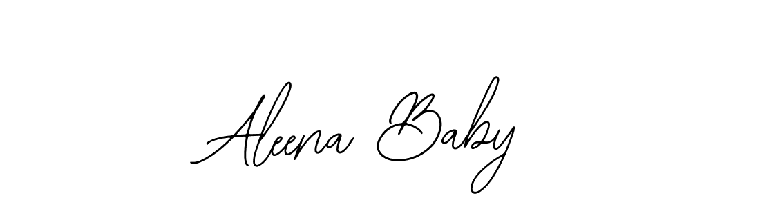 How to make Aleena Baby signature? Bearetta-2O07w is a professional autograph style. Create handwritten signature for Aleena Baby name. Aleena Baby signature style 12 images and pictures png