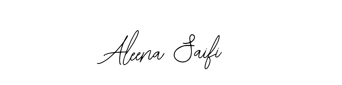 Make a beautiful signature design for name Aleena Saifi. Use this online signature maker to create a handwritten signature for free. Aleena Saifi signature style 12 images and pictures png