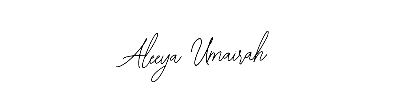 Also we have Aleeya Umairah name is the best signature style. Create professional handwritten signature collection using Bearetta-2O07w autograph style. Aleeya Umairah signature style 12 images and pictures png