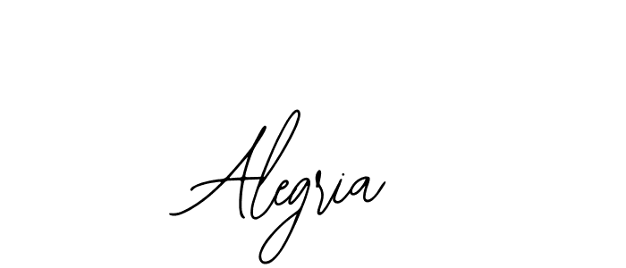 Design your own signature with our free online signature maker. With this signature software, you can create a handwritten (Bearetta-2O07w) signature for name Alegria. Alegria signature style 12 images and pictures png