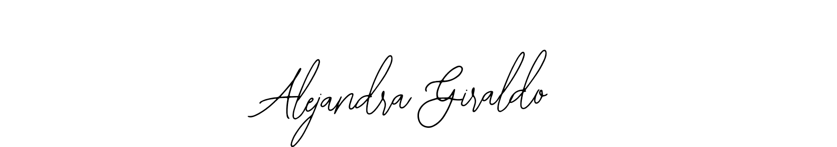 You should practise on your own different ways (Bearetta-2O07w) to write your name (Alejandra Giraldo) in signature. don't let someone else do it for you. Alejandra Giraldo signature style 12 images and pictures png