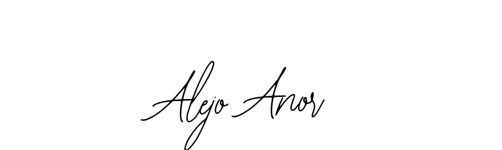 How to make Alejo Anor name signature. Use Bearetta-2O07w style for creating short signs online. This is the latest handwritten sign. Alejo Anor signature style 12 images and pictures png