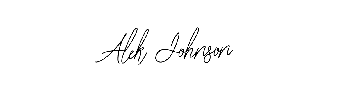 if you are searching for the best signature style for your name Alek Johnson. so please give up your signature search. here we have designed multiple signature styles  using Bearetta-2O07w. Alek Johnson signature style 12 images and pictures png