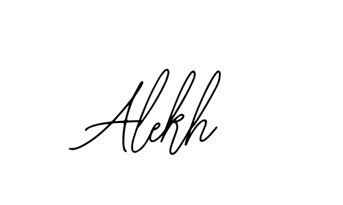 Design your own signature with our free online signature maker. With this signature software, you can create a handwritten (Bearetta-2O07w) signature for name Alekh. Alekh signature style 12 images and pictures png