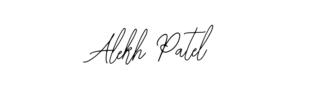 Alekh Patel stylish signature style. Best Handwritten Sign (Bearetta-2O07w) for my name. Handwritten Signature Collection Ideas for my name Alekh Patel. Alekh Patel signature style 12 images and pictures png