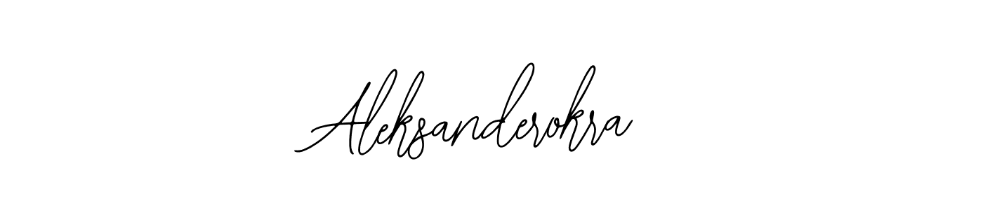 Use a signature maker to create a handwritten signature online. With this signature software, you can design (Bearetta-2O07w) your own signature for name Aleksanderokra. Aleksanderokra signature style 12 images and pictures png