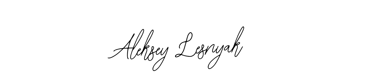 The best way (Bearetta-2O07w) to make a short signature is to pick only two or three words in your name. The name Aleksey Lesnyak include a total of six letters. For converting this name. Aleksey Lesnyak signature style 12 images and pictures png