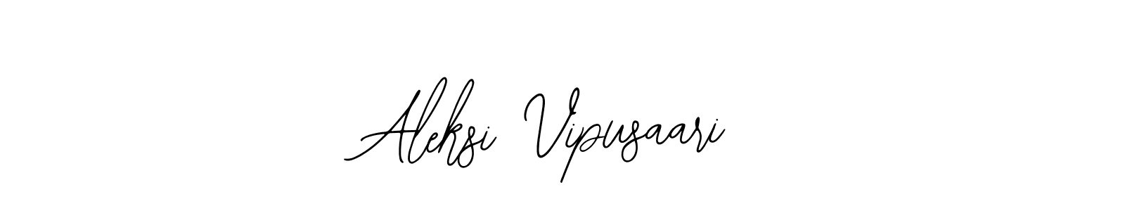 How to make Aleksi Vipusaari signature? Bearetta-2O07w is a professional autograph style. Create handwritten signature for Aleksi Vipusaari name. Aleksi Vipusaari signature style 12 images and pictures png