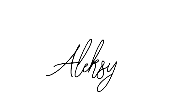 Use a signature maker to create a handwritten signature online. With this signature software, you can design (Bearetta-2O07w) your own signature for name Aleksy. Aleksy signature style 12 images and pictures png