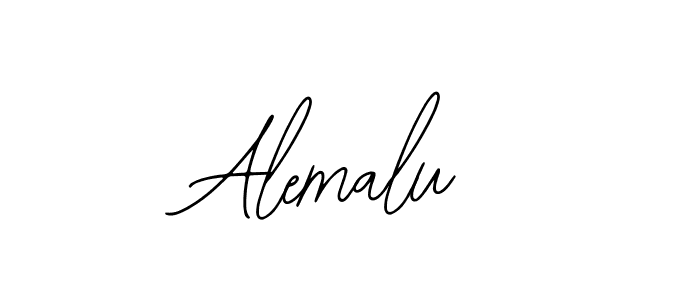 Also You can easily find your signature by using the search form. We will create Alemalu name handwritten signature images for you free of cost using Bearetta-2O07w sign style. Alemalu signature style 12 images and pictures png