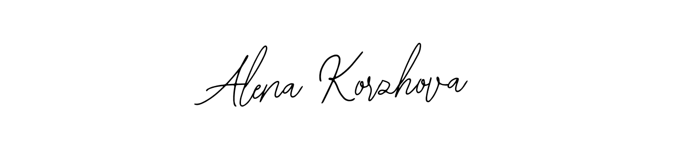Use a signature maker to create a handwritten signature online. With this signature software, you can design (Bearetta-2O07w) your own signature for name Alena Korzhova. Alena Korzhova signature style 12 images and pictures png