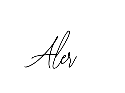 Aler stylish signature style. Best Handwritten Sign (Bearetta-2O07w) for my name. Handwritten Signature Collection Ideas for my name Aler. Aler signature style 12 images and pictures png