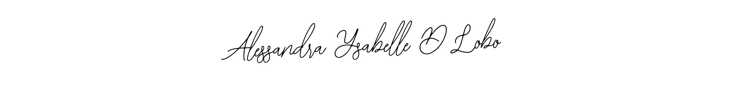 Also You can easily find your signature by using the search form. We will create Alessandra Ysabelle D Lobo name handwritten signature images for you free of cost using Bearetta-2O07w sign style. Alessandra Ysabelle D Lobo signature style 12 images and pictures png