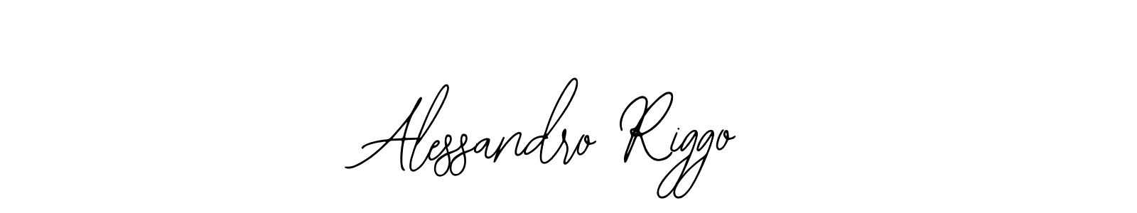 How to make Alessandro Riggo name signature. Use Bearetta-2O07w style for creating short signs online. This is the latest handwritten sign. Alessandro Riggo signature style 12 images and pictures png