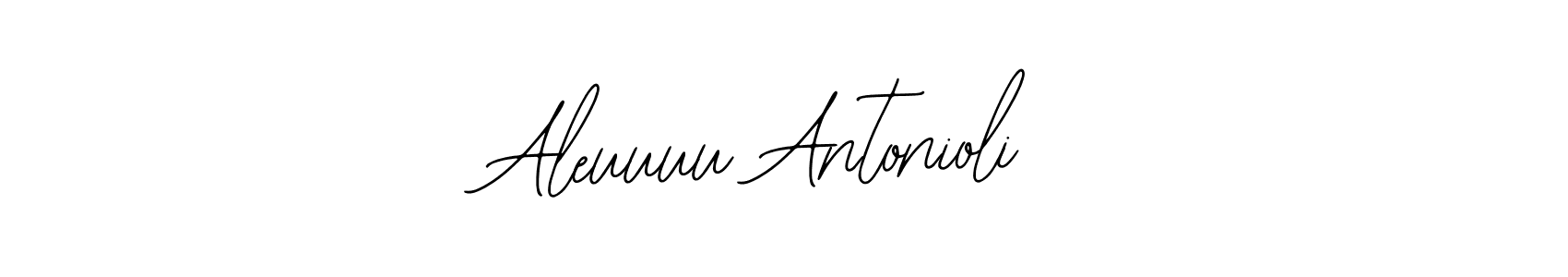 Design your own signature with our free online signature maker. With this signature software, you can create a handwritten (Bearetta-2O07w) signature for name Aleuuuu Antonioli. Aleuuuu Antonioli signature style 12 images and pictures png