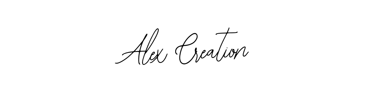 Design your own signature with our free online signature maker. With this signature software, you can create a handwritten (Bearetta-2O07w) signature for name Alex Creation. Alex Creation signature style 12 images and pictures png