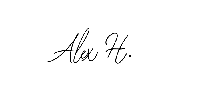 Create a beautiful signature design for name Alex H.. With this signature (Bearetta-2O07w) fonts, you can make a handwritten signature for free. Alex H. signature style 12 images and pictures png