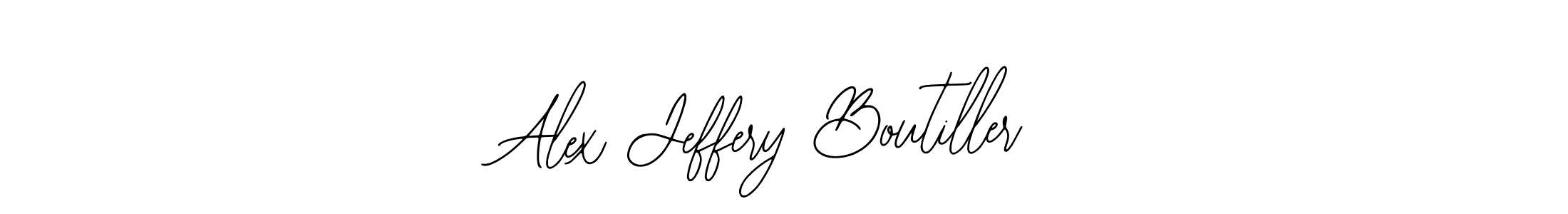 The best way (Bearetta-2O07w) to make a short signature is to pick only two or three words in your name. The name Alex Jeffery Boutiller include a total of six letters. For converting this name. Alex Jeffery Boutiller signature style 12 images and pictures png