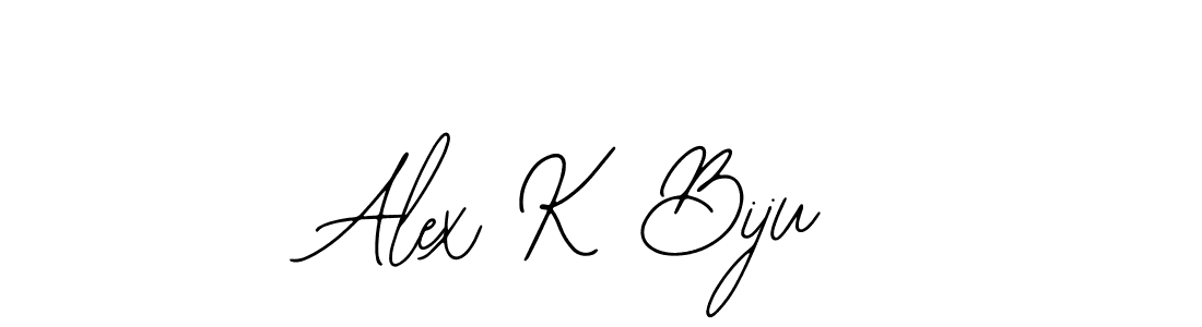 Design your own signature with our free online signature maker. With this signature software, you can create a handwritten (Bearetta-2O07w) signature for name Alex K Biju. Alex K Biju signature style 12 images and pictures png